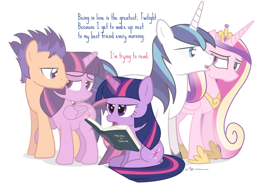 alpha_channel book dm29 english_text equestria_girls equine female feral flash_sentry_(eg) friendship_is_magic half-closed_eyes horn horse magic male mammal my_little_pony pegasus pony princess_cadance_(mlp) shining_armor_(mlp) text twilight_sparkle_(mlp) unicorn winged_unicorn wings