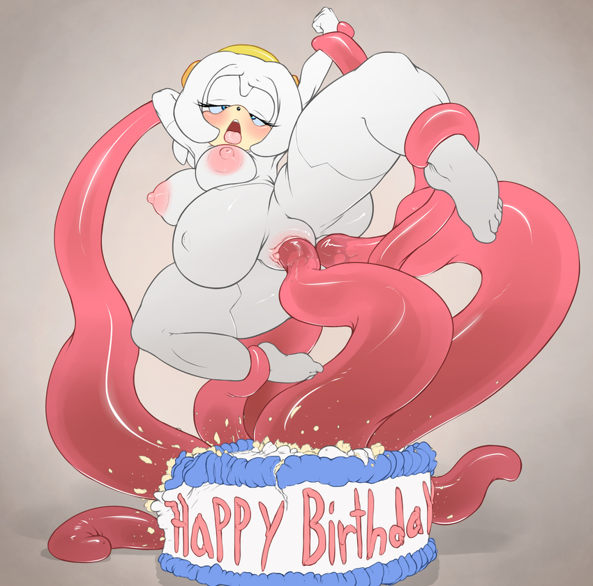 anal_penetration argento birthday_cake blush breasts cake cum cum_inflation excessive_cum female food happy_birthday hi_res inflation nipples nude original_character penetration pussy sonicboom53 tentacles vaginal vaginal_penetration zeta_the_echidna zetar02