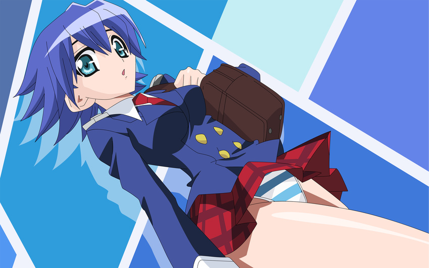 needless panties seifuku setsuna(needless) striped_panties underwear vector