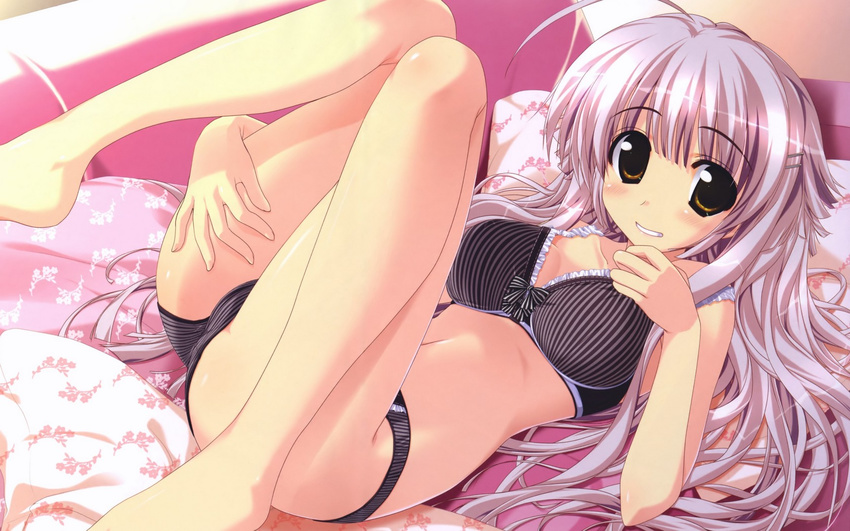 bra clochette daikanyama_momoko oshiki_hitoshi panties suzunone_seven underwear