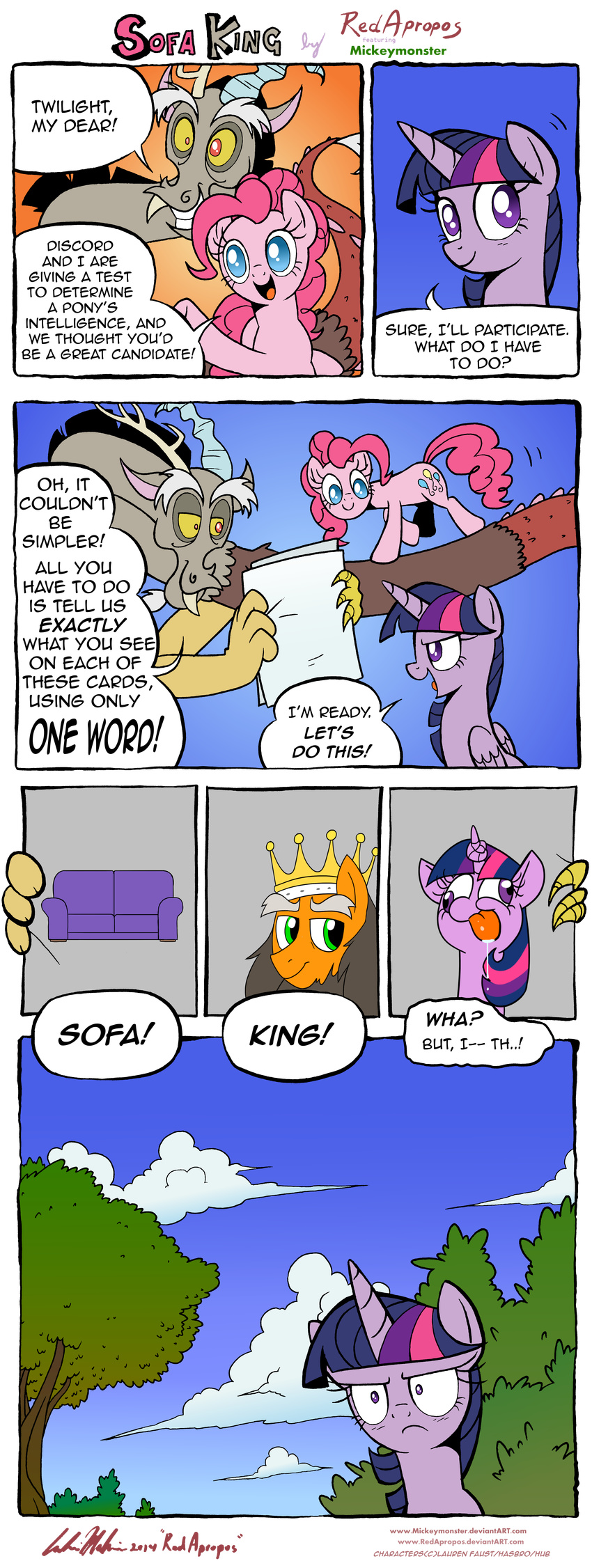 absurd_res alpha_channel comic derp dialog discord_(mlp) draconequus earth_pony english_text equine female feral friendship_is_magic group hi_res horn horse male mammal my_little_pony pinkie_pie_(mlp) pony redapropos text twilight_sparkle_(mlp) winged_unicorn wings