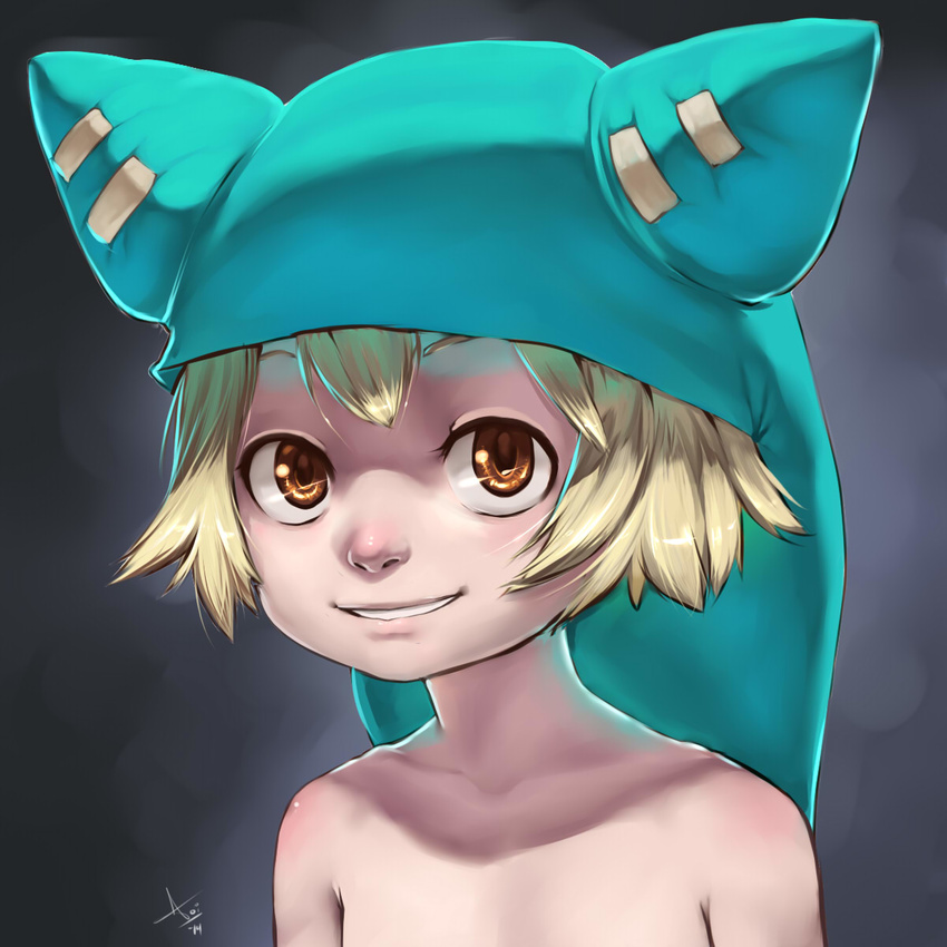 aogami blonde_hair clothed clothing cute eliatrope hair hi_res human looking_at_viewer male mammal wakfu young yugo