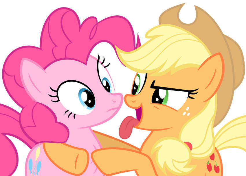 absurd_res alpha_channel applejack_(mlp) earth_pony equine female feral friendship_is_magic hi_res horse magister39 mammal my_little_pony pinkie_pie_(mlp) pony