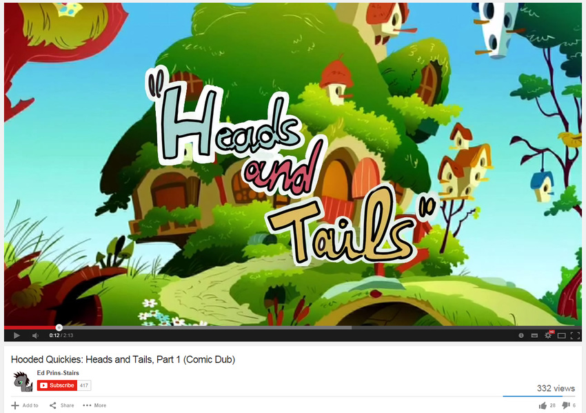 animated friendship_is_magic gamerspax heads_and_tails my_little_pony screencap smudge_proof youtube