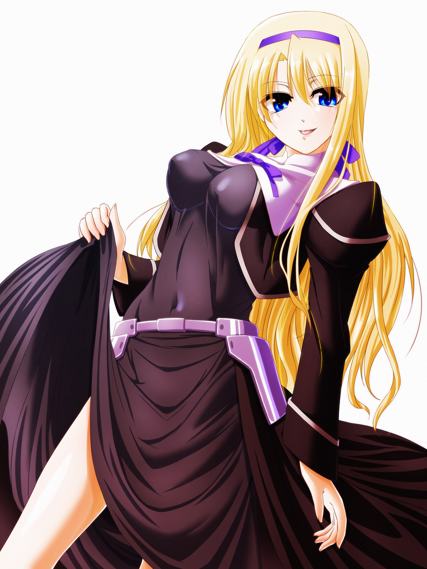 absurdres blonde_hair blue_eyes carim_gracia highres long_hair lyrical_nanoha mahou_shoujo_lyrical_nanoha_strikers solo tappa_(esperanza)