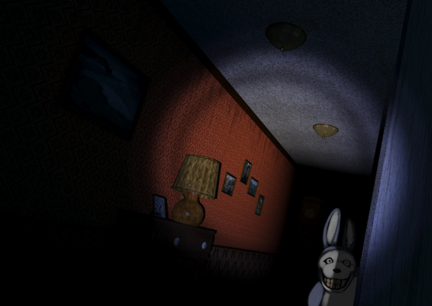 ambiguous_gender anthro bonnie_(fnaf) five_nights_at_freddy's five_nights_at_freddy's_4 necroeddie scottgames solo