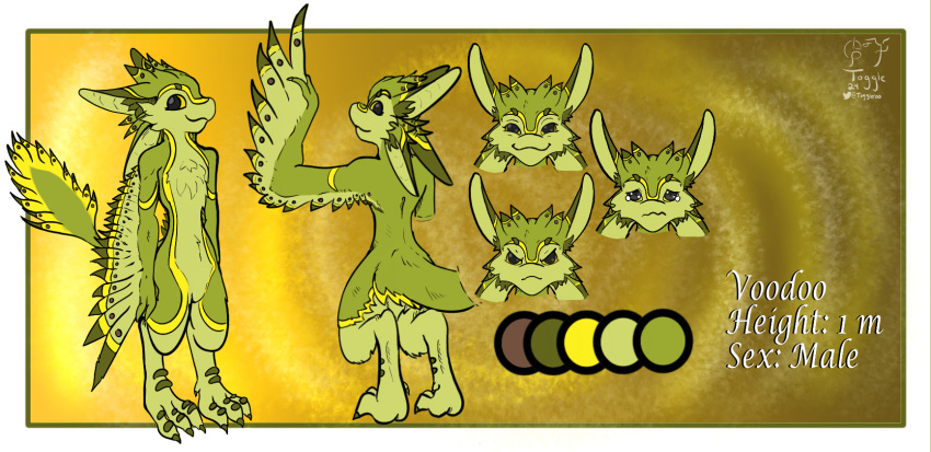 avian bird da'vali davali hi_res model_sheet toggle_(artist) voodoo