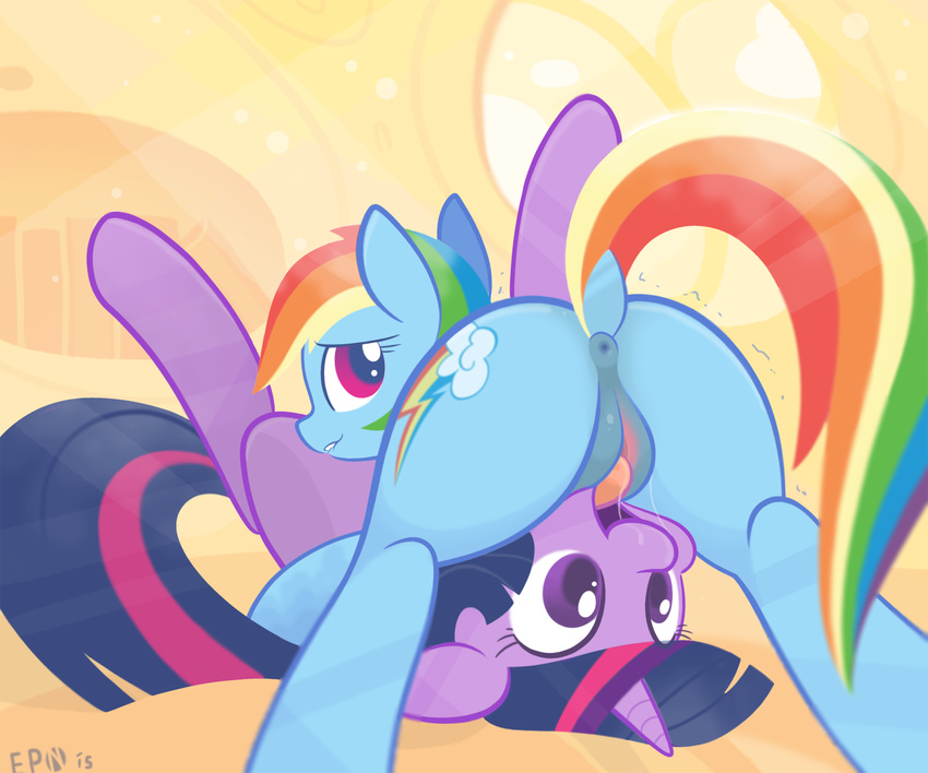 69 2015 anus braddo butt cunnilingus cutie_mark dock duo equine female feral friendship_is_magic hair hi_res horn lesbian mammal multicolored_hair my_little_pony open_mouth oral pegasus puffy_anus purple_eyes pussy pussy_juice pussy_juice_string rainbow_dash_(mlp) rainbow_hair sex tongue tongue_out twilight_sparkle_(mlp) unicorn vaginal wings