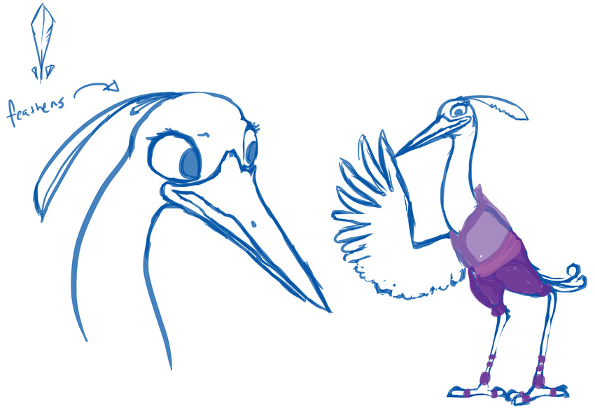 ambiguous_gender avian bird crane crossgender feral kung_fu_panda master_crane