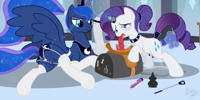 2015 anus dildo equine female feral friendship_is_magic horn lesbian mammal my_little_pony niggerfaggot nipples orgasm penetration princess_luna_(mlp) pussy rarity_(mlp) sex sex_toy teats unicorn winged_unicorn wings