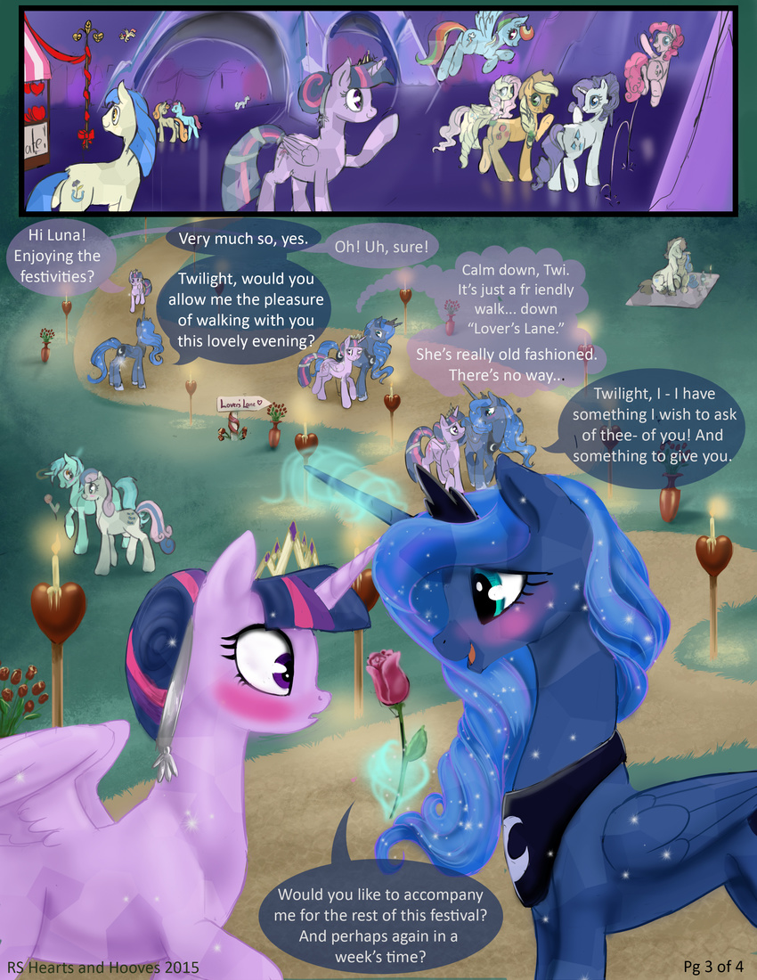 2015 applejack_(mlp) blush bonbon_(mlp) comic crystal_pony_(mlp) cute earth_pony equine fan_character female feral fluttershy_(mlp) friendship_is_magic horn horse kissing lyra_heartstrings_(mlp) male mammal my_little_pony pegasus pinkie_pie_(mlp) pony princess_luna_(mlp) rainbow_dash_(mlp) rarity_(mlp) silfoe smile twilight_sparkle_(mlp) unicorn winged_unicorn wings