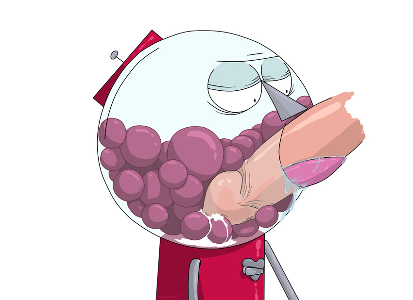 benson cartoon_network cum cum_inside male male/male oral penis regular_show tongue