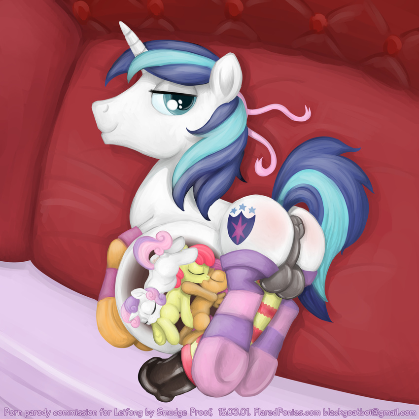 anus apple_bloom_(mlp) balls cmc cock_sock cub cunnilingus equine female female/female friendship_is_magic group group_sex horn hyper kissing looking_at_viewer male male_pregnancy mammal my_little_pony oral penis pregnant ribbons scootaloo_(mlp) sex shining_armor_(mlp) smudge_proof socks solo sweetie_belle_(mlp) threesome unicorn vaginal young