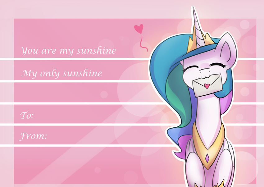 2015 anticularpony english_text equine female feral friendship_is_magic horn mammal my_little_pony princess_celestia_(mlp) text winged_unicorn wings