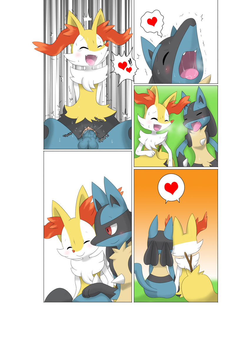 ! &lt;3 :d after_sex anthro balls big_ears blush braixen breath butt canine close-up comic cum cum_in_pussy cum_inside cum_on_penis cum_on_pussy drooling english_text erection eyes_closed female fennec fox fur jackal long_ears lucario lying male male/female mammal nintendo nude on_back on_floor on_top open_mouth orgasm penetration penis pok&eacute;mon pussy reverse_cowgirl_position saliva sex sharp_teeth sitting smile spikes spread_legs spreading sweat teeth text tongue tongue_out vaginal vaginal_penetration video_games winick-lim