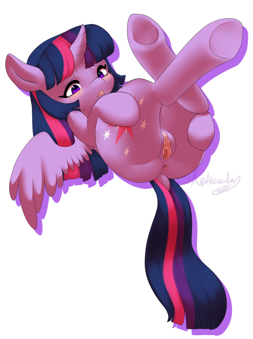 2015 alpha_channel anus butt cutie_mark equine female feral friendship_is_magic hair hooves horn legs_up mammal my_little_pony plain_background purple_eyes pussy solo transparent_background twilight_sparkle_(mlp) underhoof whitehair winged_unicorn wings