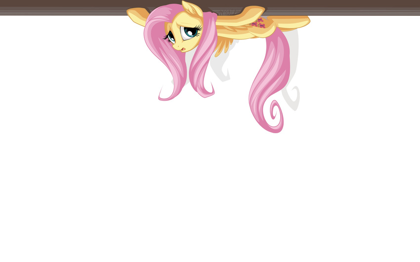 2015 equine female feral fluttershy_(mlp) friendship_is_magic mammal my_little_pony mysticalpha pegasus solo wings