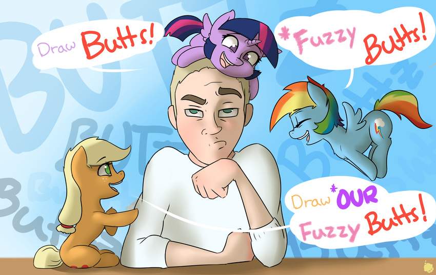 2015 applejack_(mlp) captainpudgemuffin cute earth_pony equine female feral friendship_is_magic horn horse human male mammal my_little_pony pegasus pony rainbow_dash_(mlp) twilight_sparkle_(mlp) winged_unicorn wings