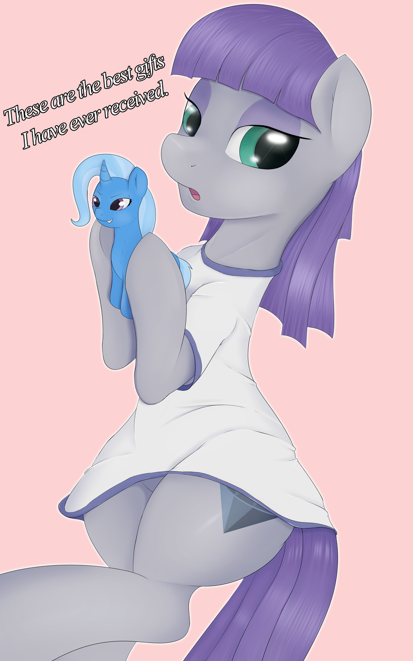 booponies clothed clothing equine female friendship_is_magic invalid_tag mammal maud maud_pie_(mlp) my_little_pony plushie shirt trixie