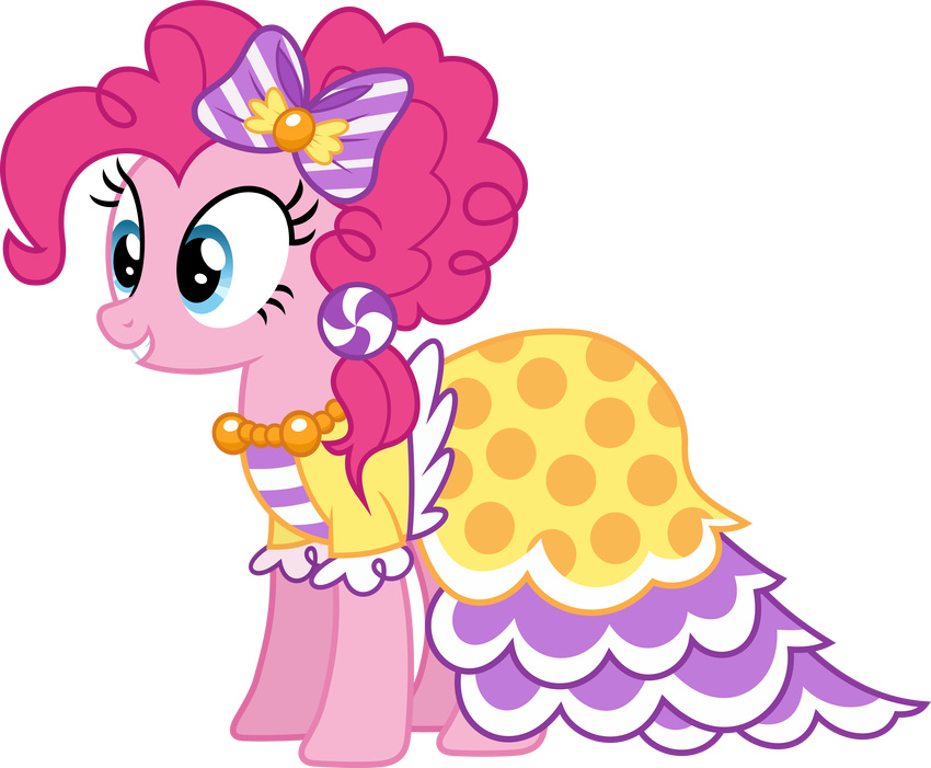 2015 absurd_res alpha_channel blue_eyes clothing dress earth_pony equine female feral friendship_is_magic hair hi_res horse magister39 mammal my_little_pony pink_hair pinkie_pie_(mlp) pony solo