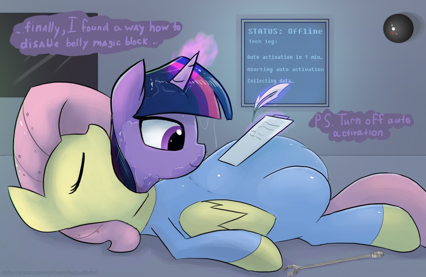 augustbebel equine fluttershy_(mlp) friendship_is_magic mammal my_little_pony twilight_sparkle_(mlp) vore