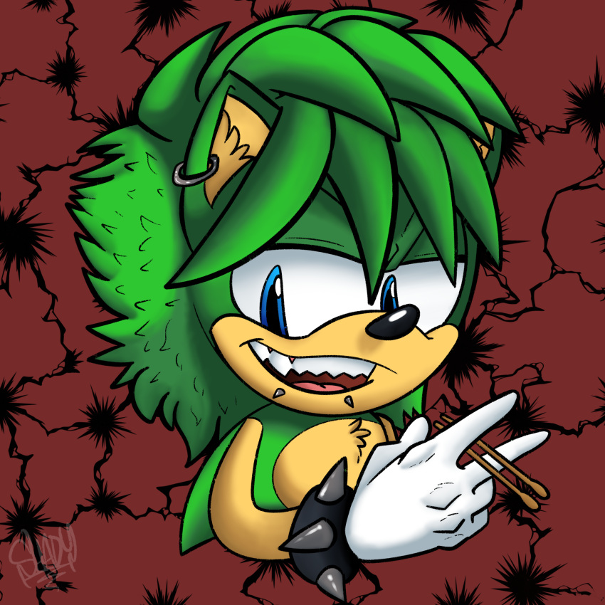 anthro dic_entertainment eulipotyphlan headshot_portrait hedgehog hi_res male mammal manic_the_hedgehog portrait sega shadydaone solo sonic_the_hedgehog_(series) sonic_underground