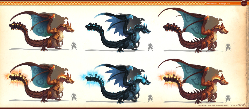 animated animated_gif arvalis blue_fire charizard crossover fatalis fire fusion gen_1_pokemon glowing height_difference highres lagiacrus mega_charizard_x mega_charizard_y mega_pokemon monster_hunter pokemon pokemon_(creature) pokemon_(game) pokemon_xy rathalos tail wings