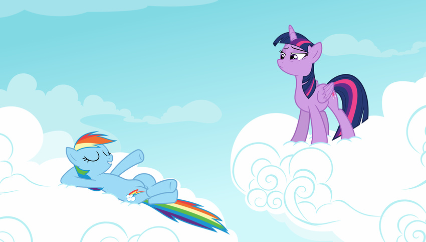2015 absurd_res equine female feral friendship_is_magic hi_res horn magister39 mammal my_little_pony pegasus rainbow_dash_(mlp) twilight_sparkle_(mlp) winged_unicorn wings