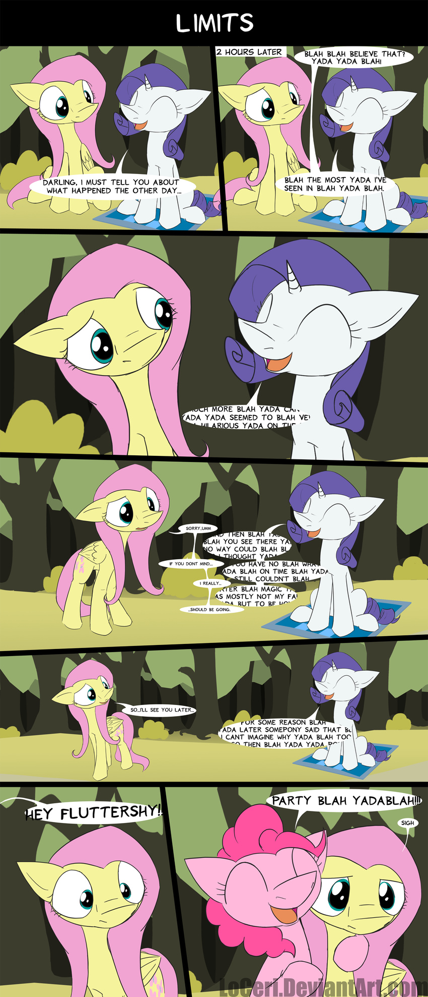 2015 comic dialogue english_text equine female fluttershy_(mlp) friendship_is_magic horn horse loceri mammal my_little_pony pegasus pinkie_pie_(mlp) pony rarity_(mlp) text unicorn wings