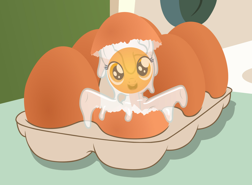 2015 badumsquish egg egg_pony equine fan_character goo mammal my_little_pony slime slime_monster solo what what_has_science_done yellow_eyes