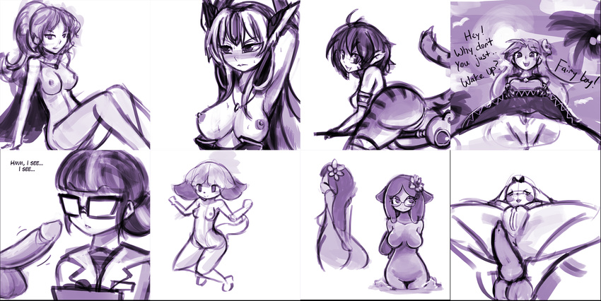 animal_crossing breasts feline friendship_is_magic human humanized isabelle isabelle_(animal_crossing) lumineko mammal marin my_little_pony nintendo penis pikachu pok&eacute;mon pussy the_legend_of_zelda tiger twilight_sparkle_(mlp) video_games