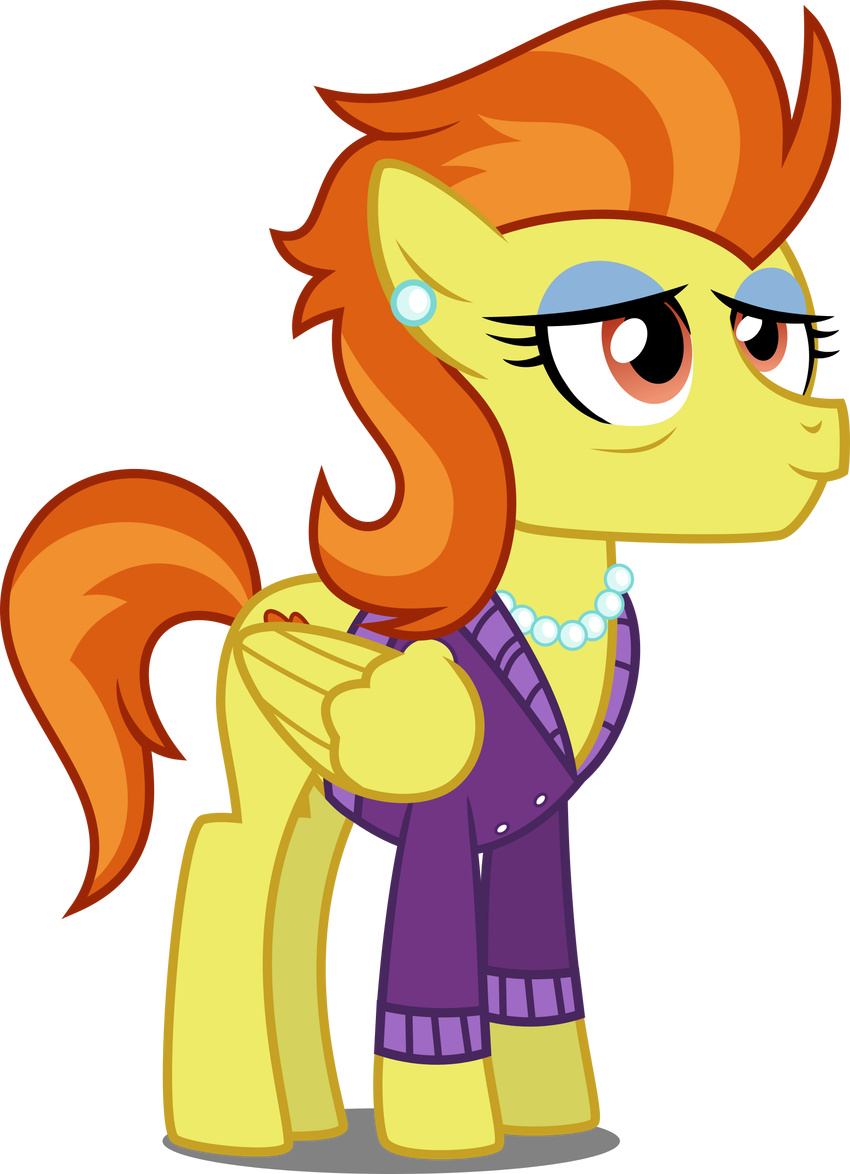 2015 alpha_channel clothing cutie_mark equine female friendship_is_magic hair mammal my_little_pony necklace orange_hair pegasus piercing simple_background solo stormy_flare_(mlp) transparent_background wings xebck