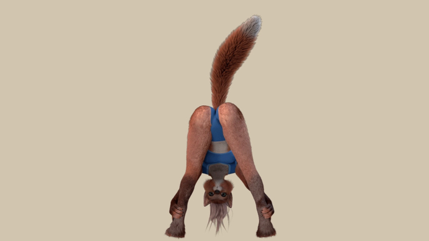 3d_(artwork) 3d_animation animated anthro arlindafox canid canine clothing digital_media_(artwork) female fox mammal solo uniform