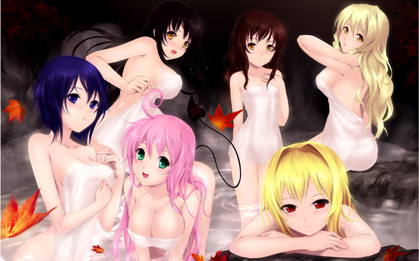 cait golden_darkness kotegawa_yui lala_satalin_deviluke sairenji_haruna tenjouin_saki to_love_ru yuuki_mikan