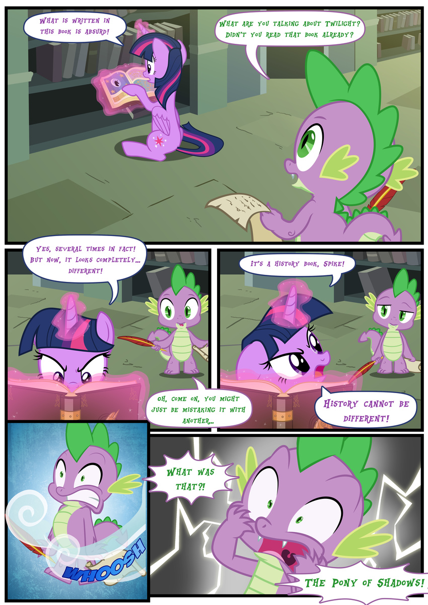 2014 comic dialogue dragon english_text equine female friendship_is_magic horn levitation luke262 male mammal my_little_pony sparkles spike_(mlp) text twilight_sparkle_(mlp) winged_unicorn wings