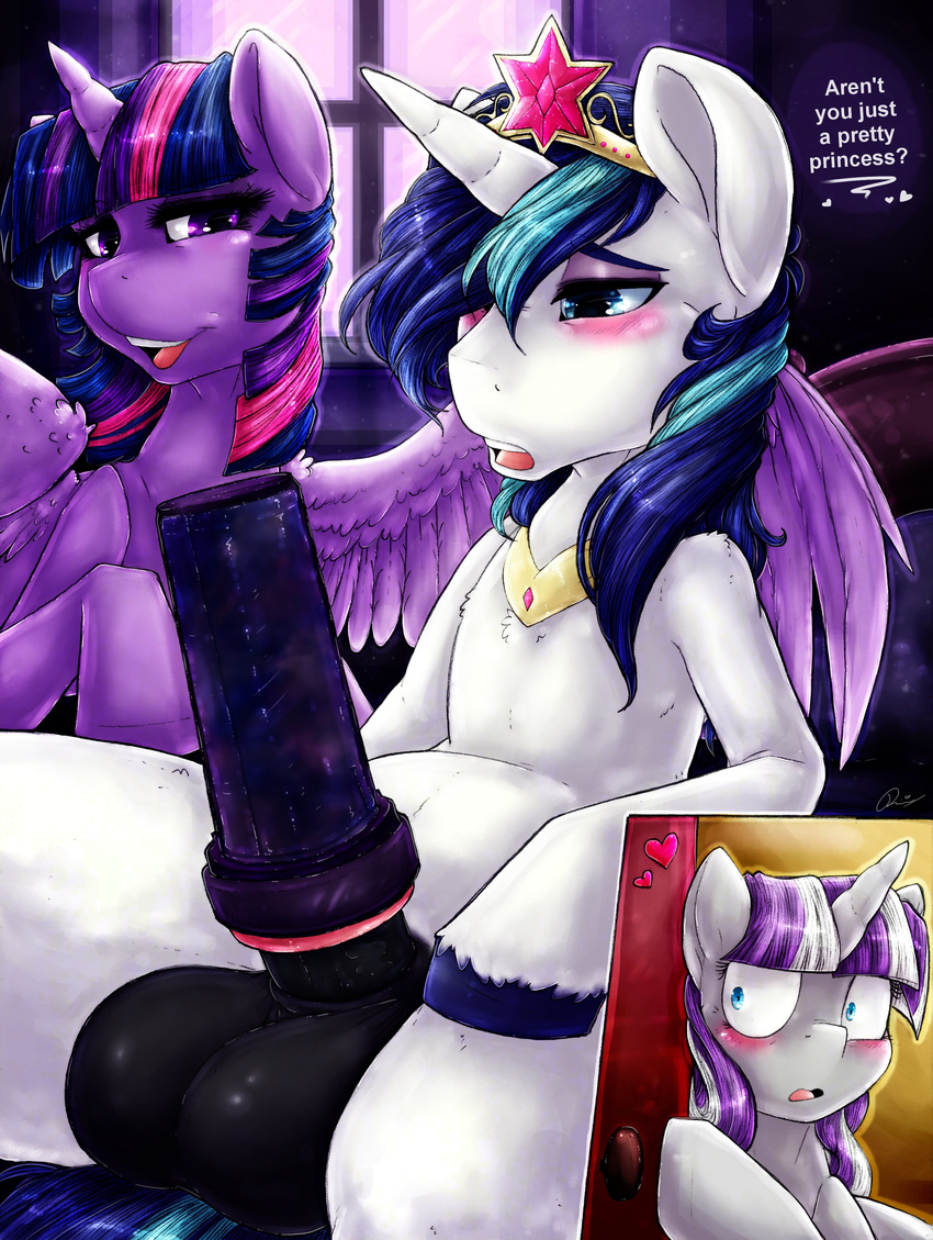 &lt;3 2015 animal_genitalia balls blue_hair blush brother cutie_mark dimwitdog duo equine female feral friendship_is_magic fur hair hi_res horn horsecock incest male male/female mammal masturbation mother multicolored_hair my_little_pony open_mouth parent penis shining_armor_(mlp) sibling sister smile tongue toy twilight_sparkle_(mlp) two_tone_hair unicorn winged_unicorn wings