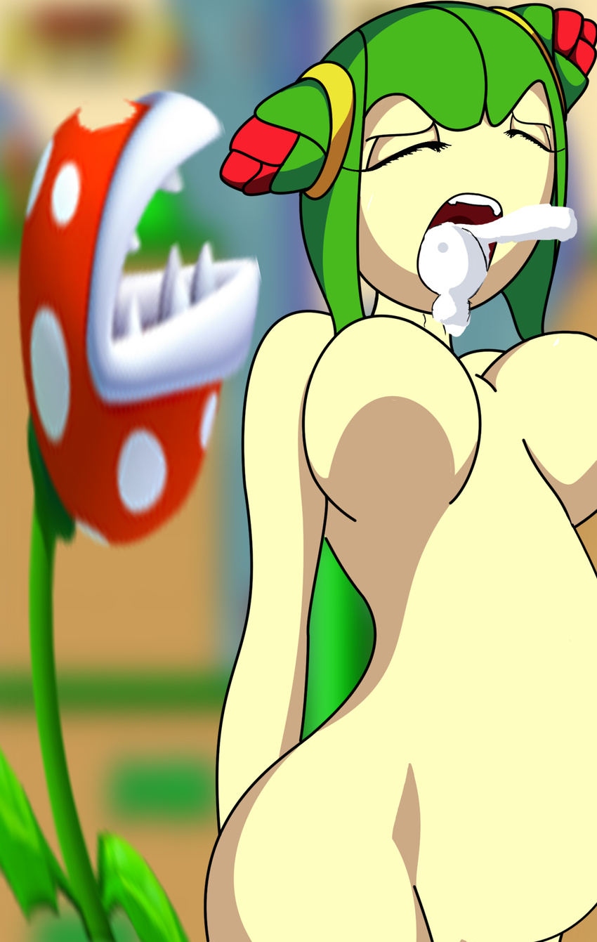 anal anthro breasts butt cosmo_the_seedrian female green_hair hair nude orgasm seedrian sonic_(series) sunsolticeduo