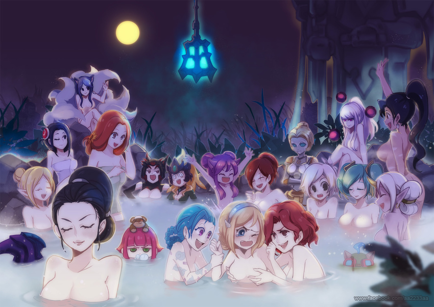 ahri annie bath big_breasts black_hair blonde_hair breasts canine elf elise female female_robot fox fox_tail group hair humanoid invalid_tag irelia janna jinx katarina lantern laugh league_of_legends leona long_hair lulu lux machine makeup mammal miss_fortune nami nidalee nine_tail one_eye_closed oriana purple_hair red_hair rek_sai riven robot short_hair shy smile sona soraka spider_woman teemo vayne video_games white_skin yordle