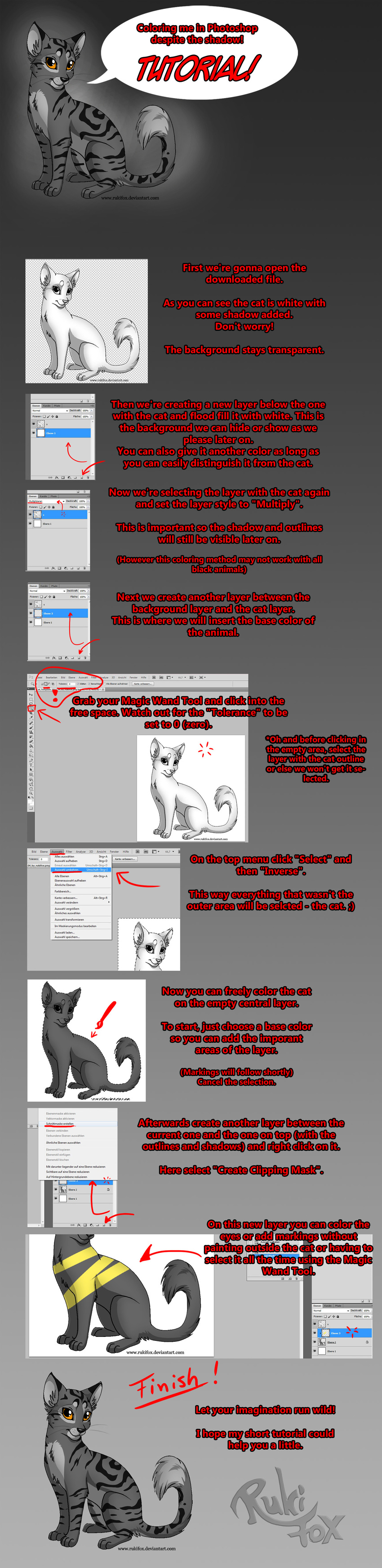 2015 feline feral fur grey_fur how-to invalid_color mammal orange_eyes photoshop rukifox solo