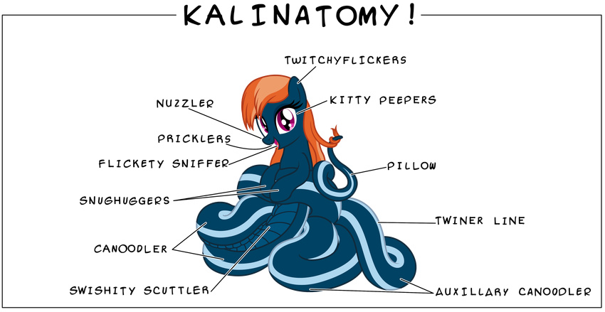 2016 alpha_channel animated badumsquish equine fan_character fangs female ginger_hair hair horse hybrid kalianne mammal my_little_pony orange_hair pony reptile scalie simple_background slit_pupils snake solo transparent_background