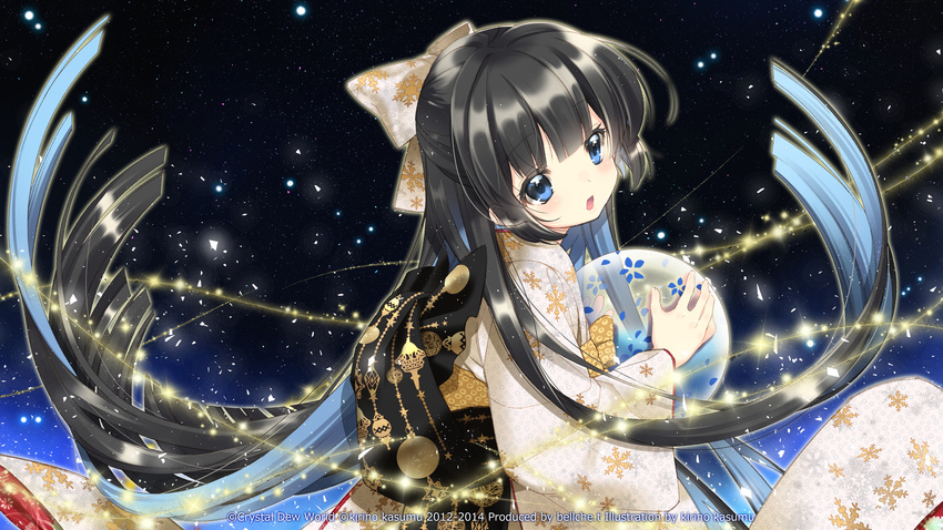 crystal_dew_world japanese_clothes kirino_kasumu suishou_shizuku watermark yukata