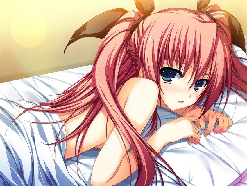 akatsuki_no_goei game_cg naked nikaidou_reika sheets tomose_shunsaku