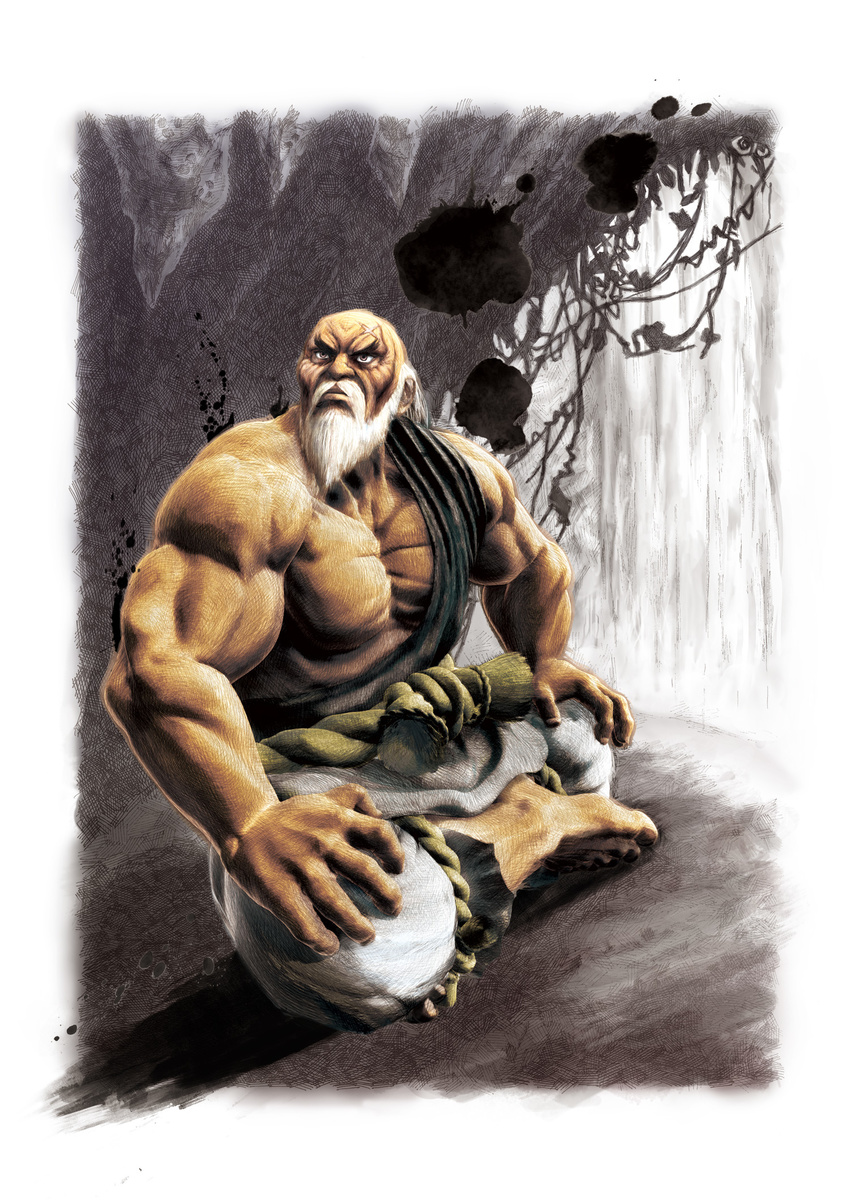 capcom gouken male street_fighter street_fighter_iv