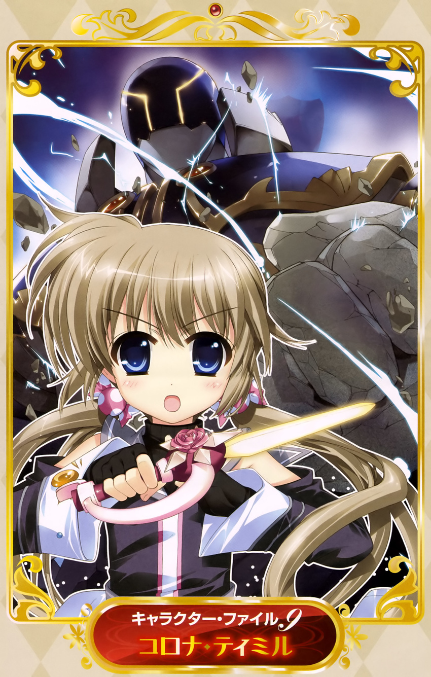 corona_timir fujima_takuya mahou_shoujo_lyrical_nanoha mahou_shoujo_lyrical_nanoha_vivid weapon