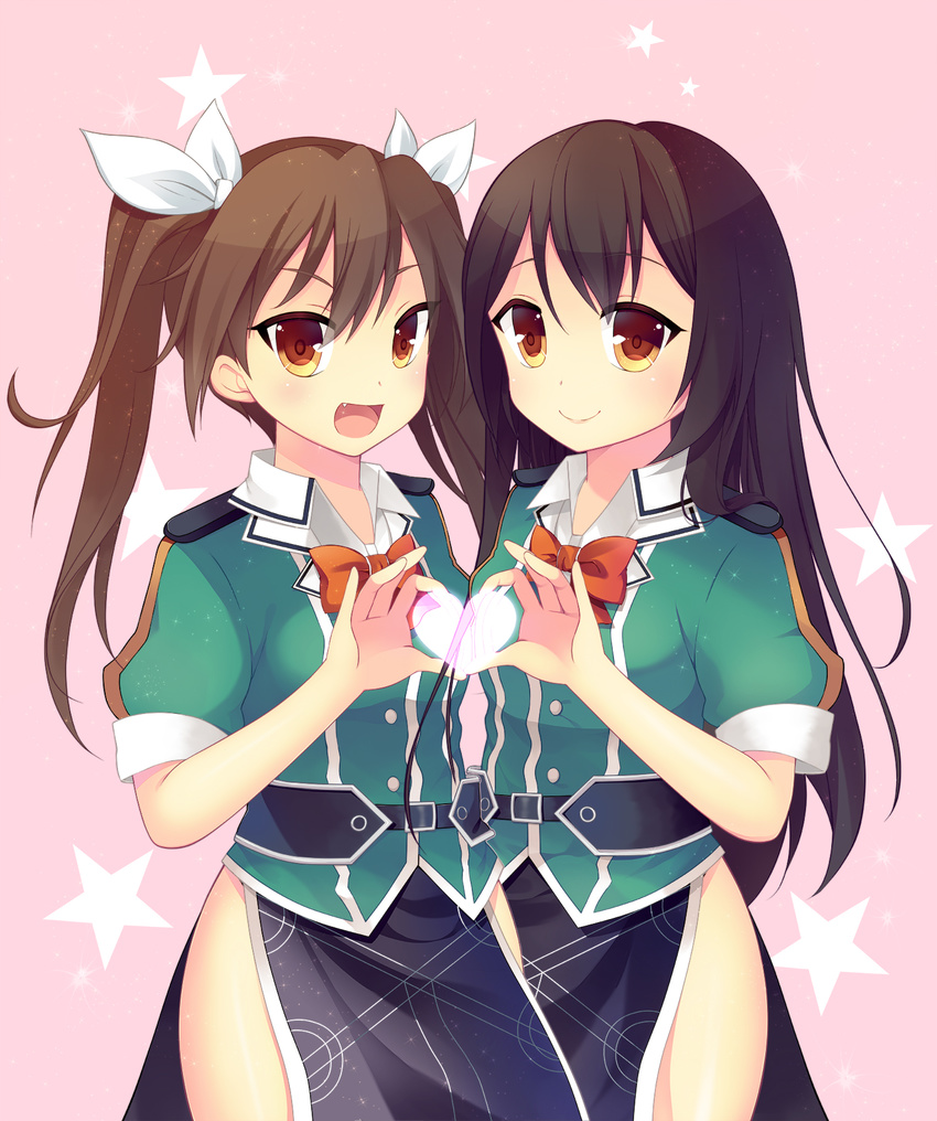 chikuma_(kancolle) kantai_collection swami thighhighs tone_(kancolle)