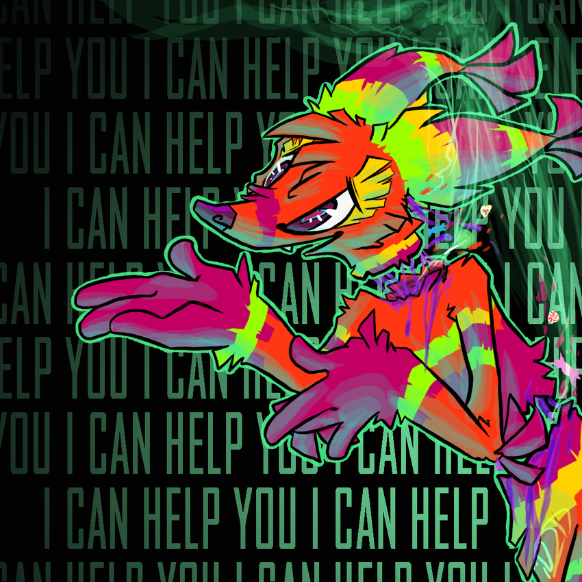 amputation anthro blood candy candy_gut canine disembodied food fox gore idoodle2draw lapfox_trax lyrics male mammal pi&ntilde;ata text the_quick_brown_fox