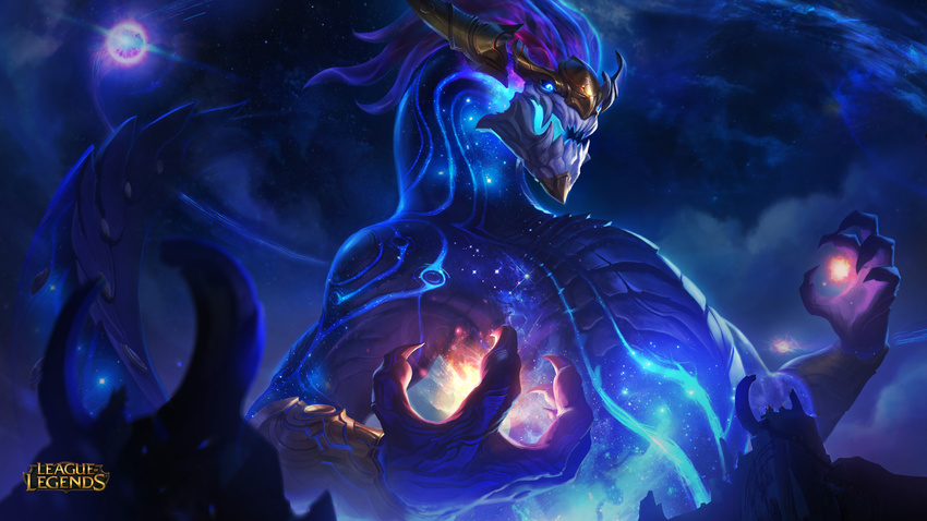 amazing ambiguous_gender aurelion_sol dragon hi_res league_of_legends pillar space star unknown video_games