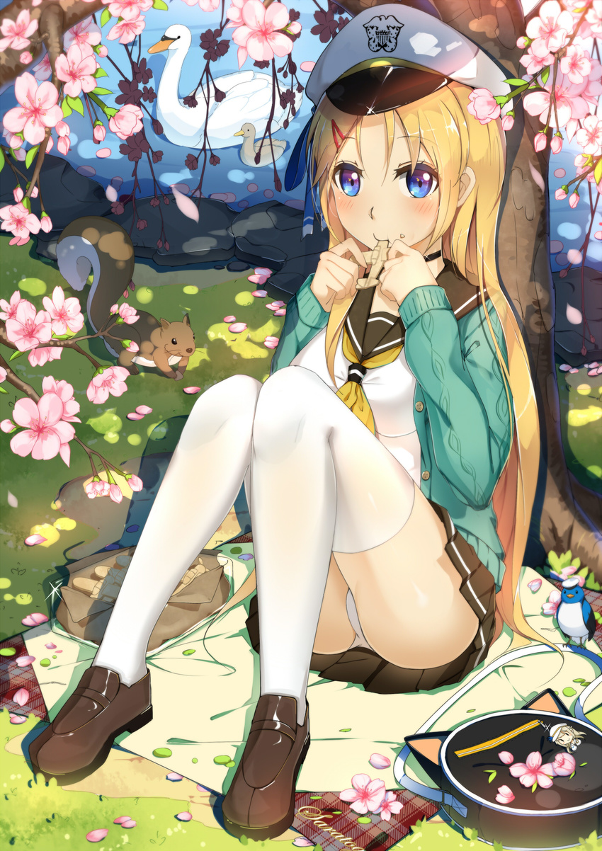 lu" pantsu saratoga seifuku sweater thighhighs zhanjianshaonv