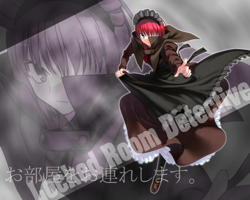 brainwasher_detective detective hisui long_sleeves red_hair solo takeuchi_takashi tsukihime wallpaper