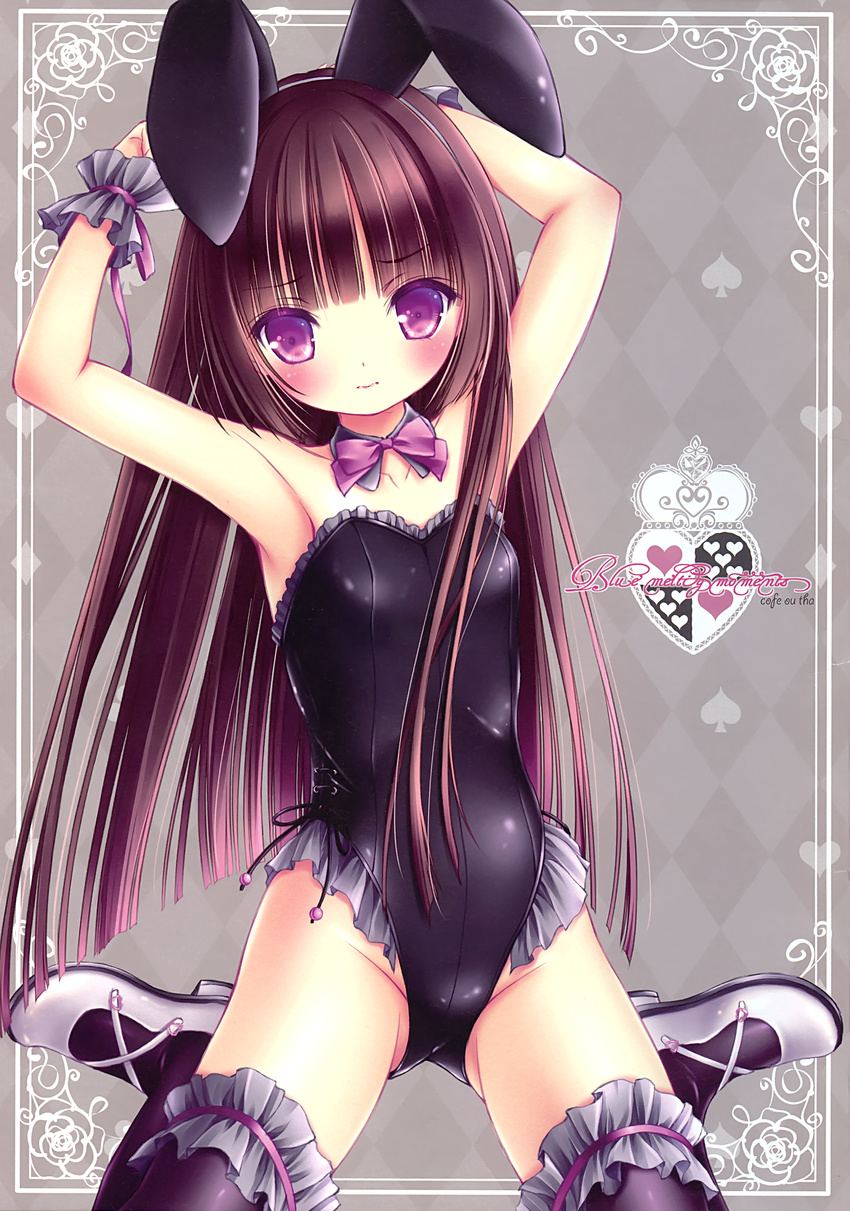 animal_ears bunny_ears bunny_girl garter heels no_bra nopan thighhighs tinkerbell tinkle